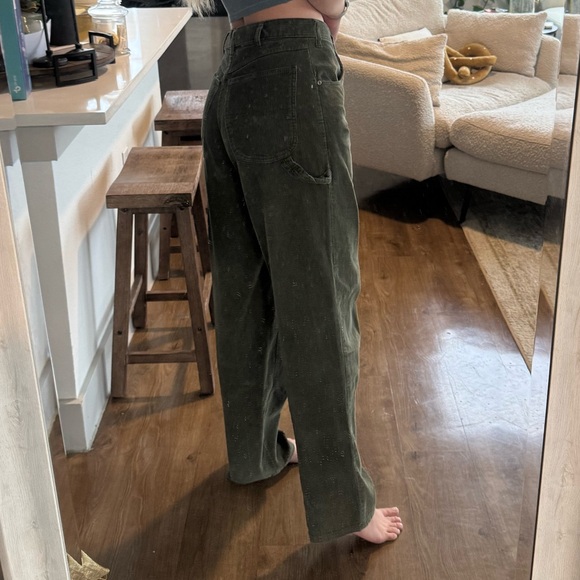 Vintage wide leg corduroy carpenter pant - Picture 6 of 6